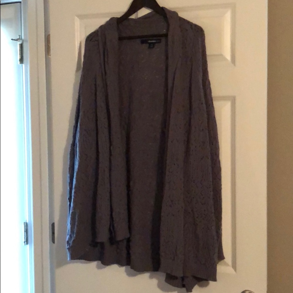 Grey cardigan 30/32 plus size